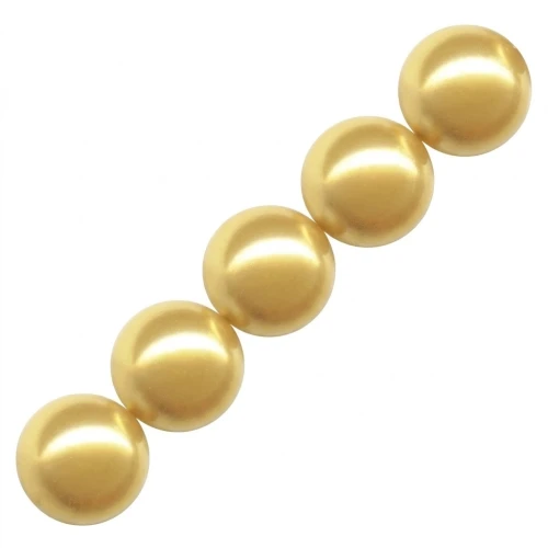 Perles nacrées PureCrystal 5810 4 mm Gold Pearl x20