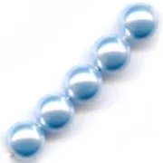 Crystal - Perles nacrées PureCrystal 5810 4 mm Light Blue Pearl x20 Perles nacrées PureCrystal 5810 4 mm Light Blue Pearl x20
