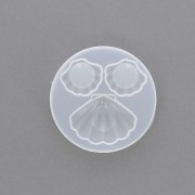 Moule silicone coquillage pour réaliser des pendentifs et cabochons en résine x1