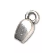 Embouts pour cordon 1.5 - 2 mm - Placage Argent fin vieilli x4