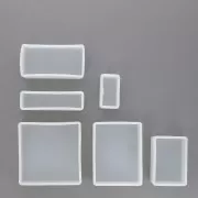 Moules silicone pour résine - cubes - presse papiers - Set 4