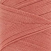 Bobine de fil ciré Linhasita pour micro macramé 1 mm - Corail (640) x168m