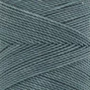 Bobine de fil ciré Linhasita pour micro macramé 1 mm - Bleu gris (549) x168m