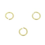 Anneaux ouverts 2.5x0.4 mm en Gold filled (or laminé)  x50