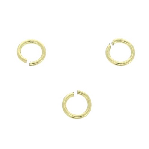 Anneaux ouverts 2.5x0.4 mm en Gold filled (or laminé)  x50