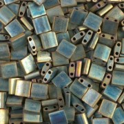 Miyuki Tila Beads 5x5x1.9 mm TL-2008 - Mat Metallic Patina Iris x10g|raw }}