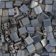 Miyuki Tila Beads 5x5x1.9 mm TL-2002 - Mat Met Silver Gray x10g|raw }}