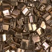Miyuki Tila Beads 5x5x1.9 mm TL-0457 - Dark Bronze Metallic x10g
