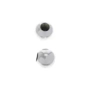 Stopper Bead 5 mm avec un trou de 2 mm en Argent 925 x1