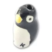 Pingouin en céramique 20x12 mm Noir