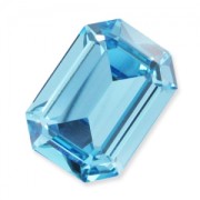 Cabochon PureCrystal 4610 14x10 mm Aquamarine x1|raw }}