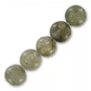 Perles rondes 4 mm en pierre gemme Labradorite x20