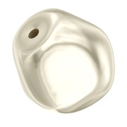 Baroque nacrée PureCrystal 5841 perle ronde irrégulière 8 mm Cream Pearl x1