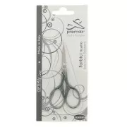 Ciseaux de broderie effet vitrail 9 cm - Premax - Bleu x1