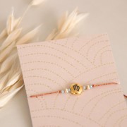 Fil à broder métallisé tressé 16 Au ver à soie pour broderie Parme (023) x10m