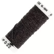 Fil à broder métallisé tressé 16 Au ver à soie - Marron Cuivré (022) x10m