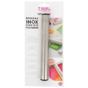 Rouleau inox pour pâte polymère