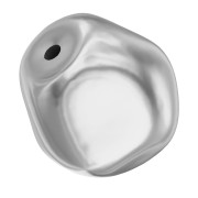 Baroque nacrée PureCrystal 5841 perle ronde irrégulière 8 mm Light Grey Pearl x1