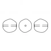 Baroque nacrée PureCrystal 5841 perle ronde irrégulière 8 mm Light Grey Pearl x1