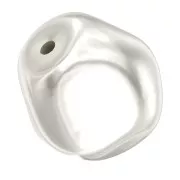 Baroque nacrée PureCrystal 5841 perle ronde irrégulière 8 mm White Pearl x1