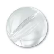 Perle ronde transparente 14 mm Crystal x1