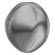 Baroque nacrée PureCrystal 5842 perle plate irrégulière 14 mm Dark Grey Pearl x1|raw }}