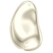 Baroque nacrée PureCrystal 5843 perle goutte irrégulière 16 mm Cream Pearl x1|raw }}