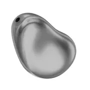 Baroque nacrée PureCrystal 5843 perle goutte irrégulière 16 mm Dark Grey Pearl x1