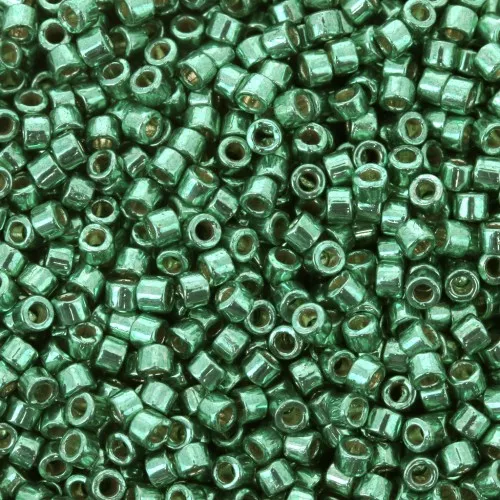 Miyuki Delica Duracoat 11/0 DB2505 -  Galvanized Dark Mint Green x8g