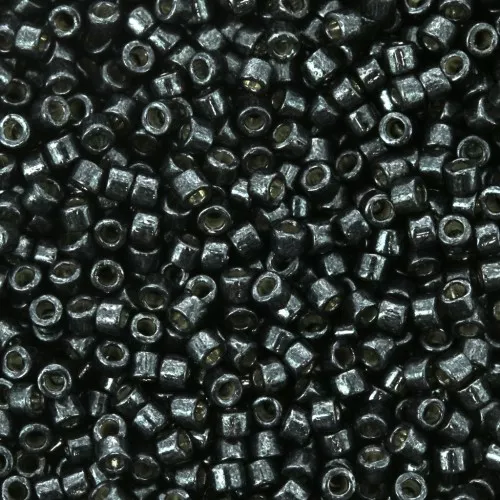 Miyuki Delica Duracoat 11/0 DB2507 - Galvanized Black Moss x8g