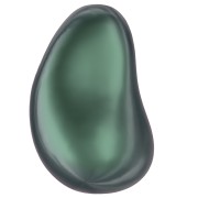 Baroque nacrée PureCrystal 5843 perle goutte irrégulière 12 mm Irid Tahitian Look x1