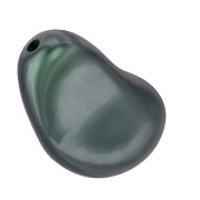 Baroque nacrée PureCrystal 5843 perle goutte irrégulière 12 mm Irid Tahitian Look x1