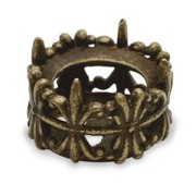 Serti griffe décoré 1028/1088/1122 8 mm bronze x1