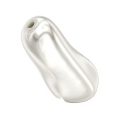 Baroque nacrée PureCrystal 5844 perle ovale irrégulière 14 mm White Pearl x1