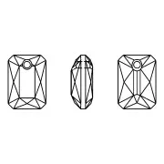 Pendentif PureCrystal 6435 11.5x8 mm - Crystal AB x1