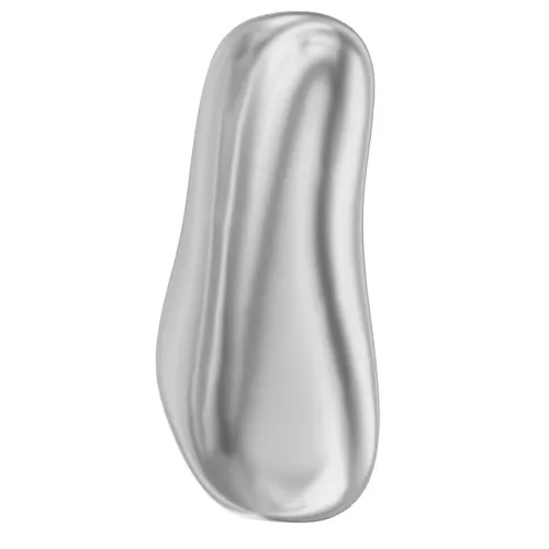 Baroque nacrée PureCrystal 5844 perle ovale irrégulière 10 mm Light Grey Pearl x1