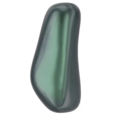 Baroque nacrée PureCrystal 5844 perle irrégulière 10 mm Irid Tahitian Look Pearl x1
