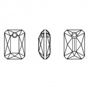 Pendentif PureCrystal 6435 11.5x8 mm - Crystal x1