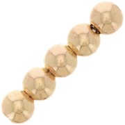 Perles rondes 5 mm - Gold filled Light (or laminé) x50|raw }}
