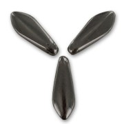 Dagues en verre 5x16 mm Jet Hematite x50|raw }}