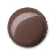 Palet bombé 18 mm Chocolat x1