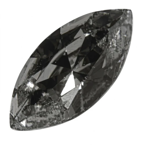 Navette PureCrystal 4228 15x7 mm Crystal Silver Night