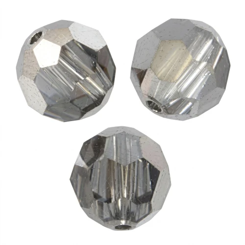 Perles rondes  PureCrystal 5000 3 mm Crystal Silver Night x20
