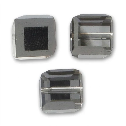 Cubes PureCrystal 5601 4 mm Crystal Silver Night x8