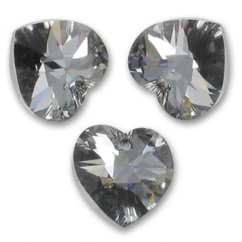 Coeur PureCrystal 6228 18x17.5 mm Crystal Silver Night x1