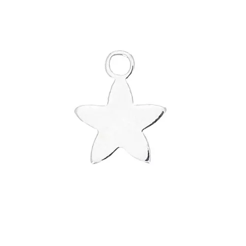Mini breloque étoile 8x6 mm en Argent 925 x1