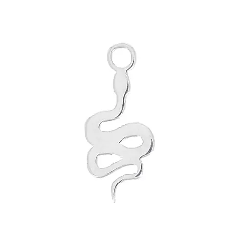 Mini breloque serpent 11x5 mm en Argent 925 x1