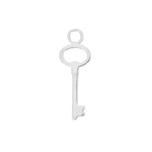 Mini breloque clé 12x4 mm en Argent 925 x1