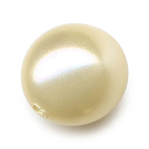 Nacrée semi-percée PureCrystal 5818 8 mm Light Gold Pearl x1