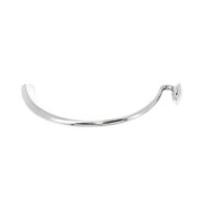 Intercalaire demi-bracelet 80 mm pour cordon 3 mm - Placage Argent fin vieilli x1